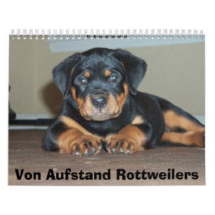 Von Aufstand Rottweilers Kalender