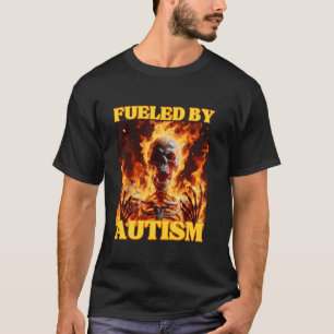 Von Autismus angefacht, dutzende Cringe Hard Skele T-Shirt