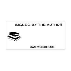 Von Autor Buchzeichen Novel signierte Bücher selb Permastempel
