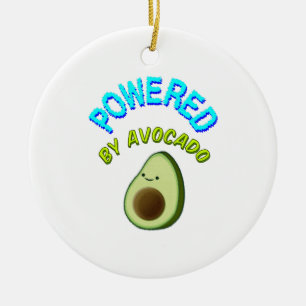 Von Avocado beherrscht Keramikornament