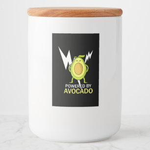 Von Avocado beherrscht Lebensmitteletikett