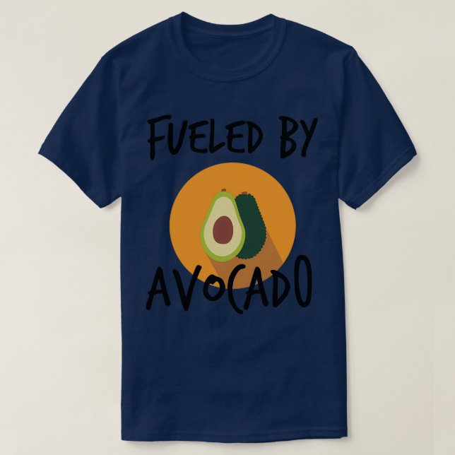 Von Avocado Veganer Avocado 2 T-Shirt (Design vorne)
