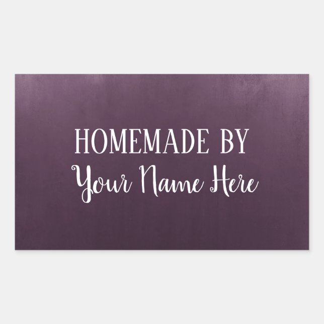 Von Bäckereiküche selbst gemachte Kuchen Vintages  Rechteckiger Aufkleber (Vorderseite)