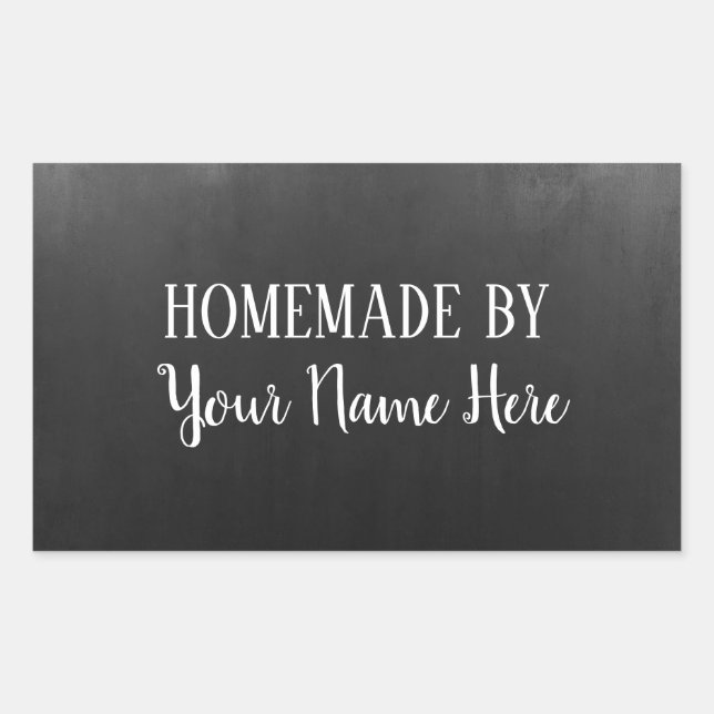 Von Bäckereiküche selbst gemachte Kuchen Vintages  Rechteckiger Aufkleber (Vorderseite)