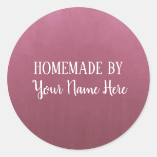 Von Bäckereiküche selbst gemachte Kuchen Vintages  Runder Aufkleber