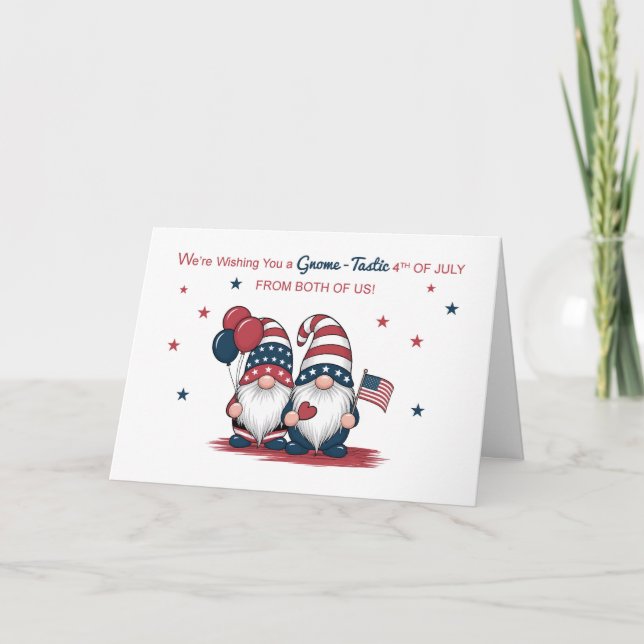 Von beiden Amerikanische Unabhängigkeitstage aus N Karte (Vorderseite)