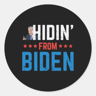 Von Biden Anti-Biden Harris Creepy Joe Republican Runder Aufkleber