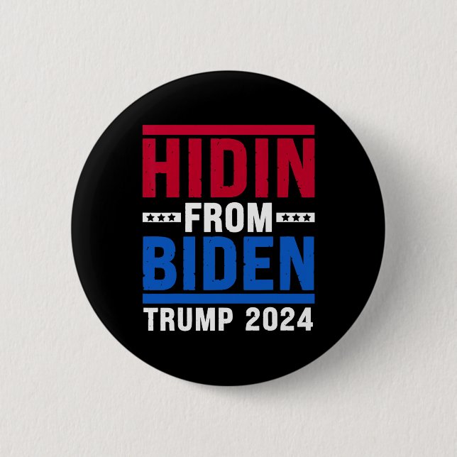 Von Biden Kids Men Funny Anti Joe Biden Trump 202 Button (Vorderseite)