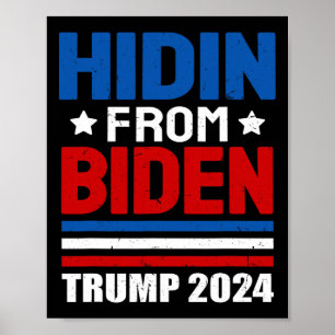 Von Biden Kids Men Funny Anti Joe Biden Trump 202 Poster