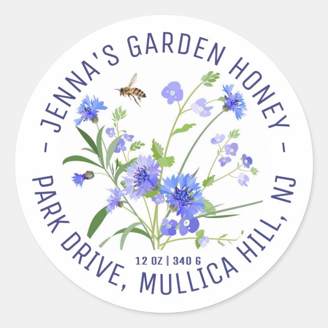 Von Bienen Wildblume Apiary Product Sticker (Vorderseite)