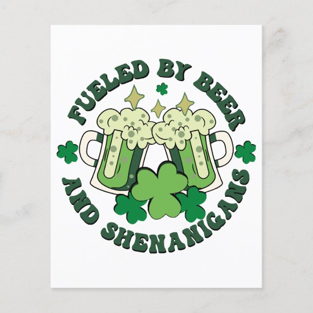 Von Bier und Shenanigans gespeist (Vorderseite)