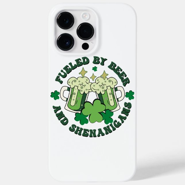 Von Bier und Shenanigans gespeist Case-Mate iPhone Hülle (Rückseite)
