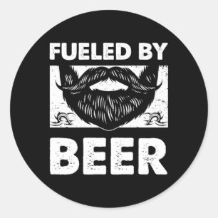 Von Bier Vater getrunken Daddy Drinker Beer Py Runder Aufkleber