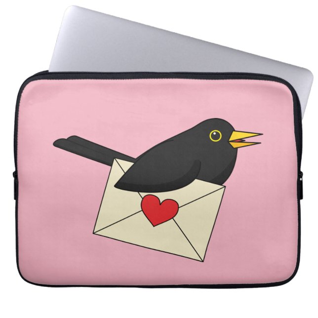 Von Blackbird mit Liebe Laptopschutzhülle (Vorderseite)