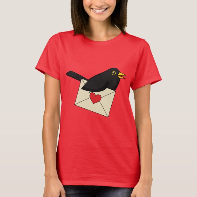 Von Blackbird mit Liebe T-Shirt (Vorderseite)
