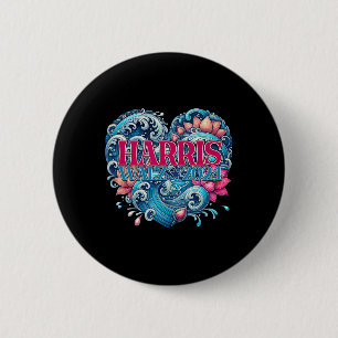 von Blue Lotus for Kamala Harris 2024 Wheimer 2024 Button
