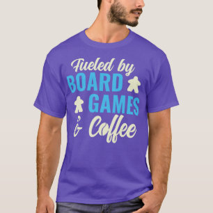 Von Brettspielen angeregt und Kaffee Funny Game Ni T-Shirt
