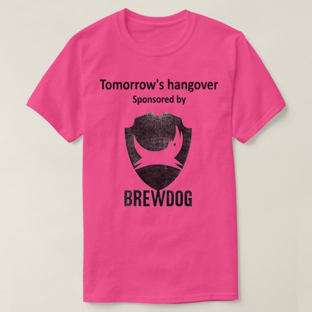 Von Brewdog gesponserter Kater von Tomorrows T-Shirt (Design vorne)
