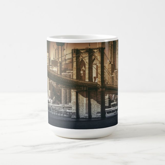 "Von Brooklyn bis Manhattan" individuelle Name Tas Kaffeetasse (Mittel)