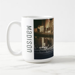 "Von Brooklyn bis Manhattan" individuelle Name Tas Kaffeetasse