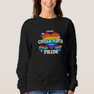 Von Chula Vista mit Pride LGBTQ Gay LGBT Homosex Sweatshirt