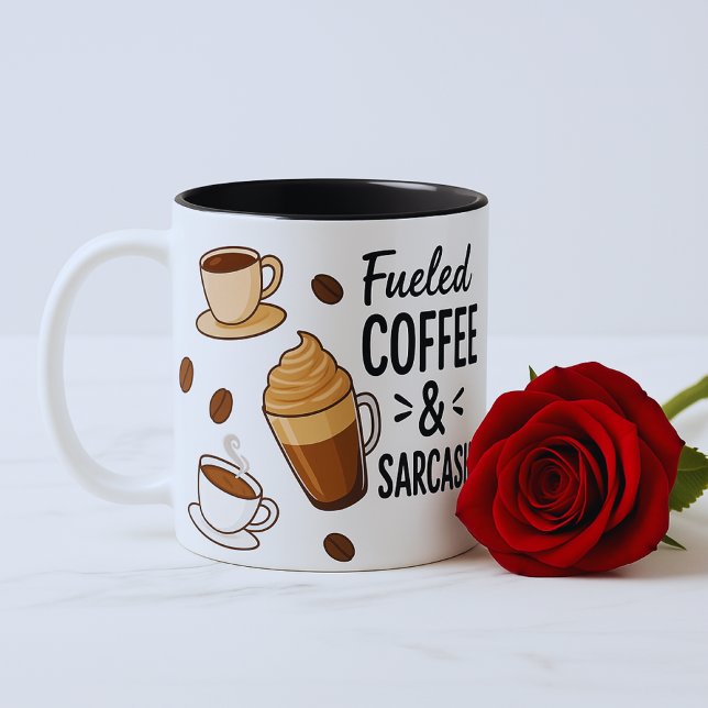 Von Coffee & Sarcasm Tasse gespeist - Funny Gift (Von Creator hochgeladen)