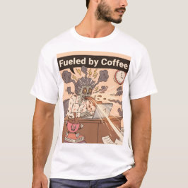 Von Coffee T - Shirt gespeist - Funny Relitable T-