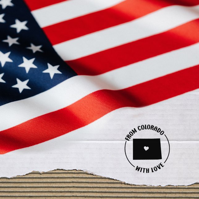 Von Colorado mit Liebe, Kleines Unternehmen, Gummistempel (Von Creator hochgeladen)