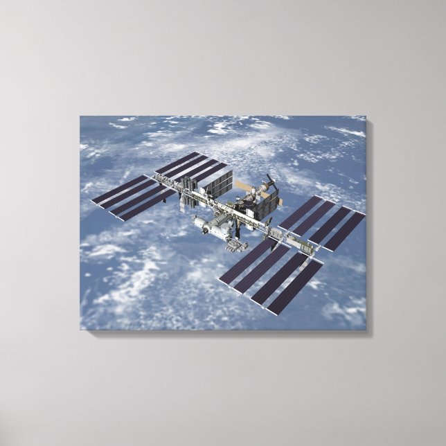 Von Computer generierte Ansicht 2 Leinwanddruck (Vorderseite)