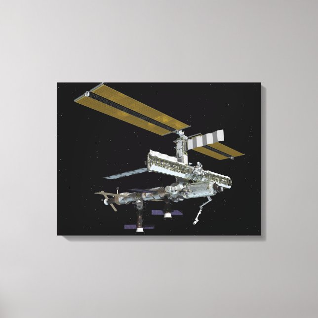 Von Computer generierte Ansicht 3 Leinwanddruck (Vorderseite)