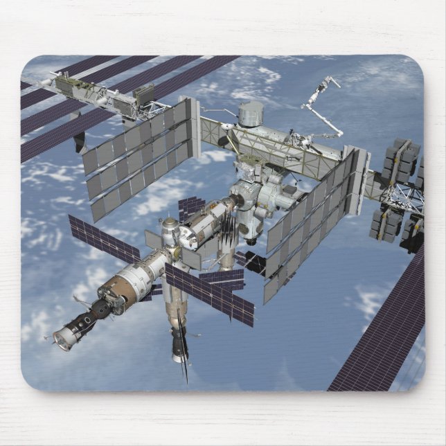 Von Computer generierte Ansicht 6 Mousepad (Vorne)