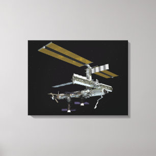 Von Computer generierte Ansicht Leinwanddruck