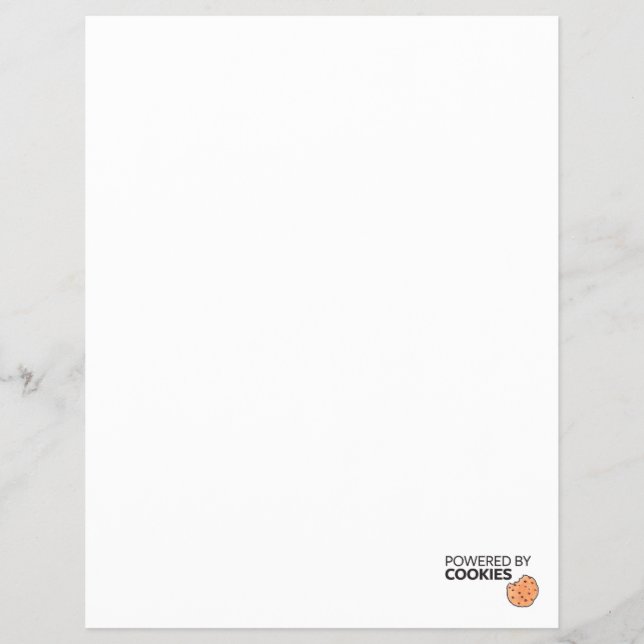 Von Cookies angetrieben Flyer (Vorne)