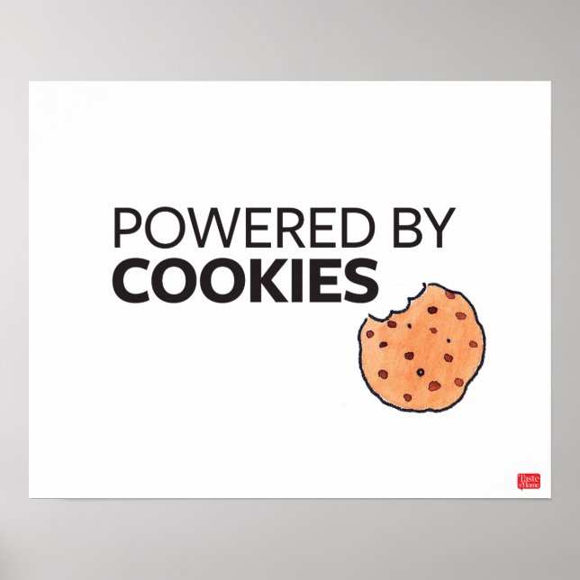 Von Cookies angetrieben Poster (Vorne)