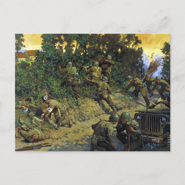 Von Cornrow nach Hedgerow von Keith Rocco Postkarte (Vorderseite)