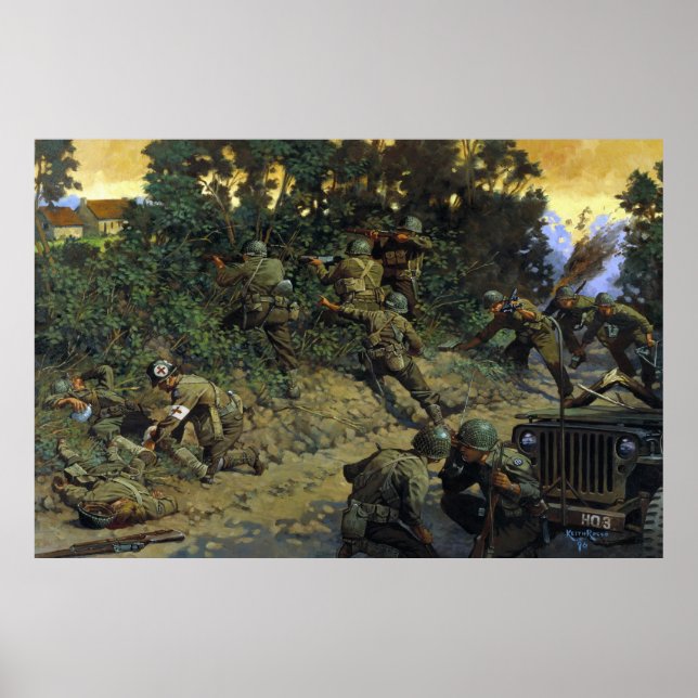 Von Cornrow nach Hedgerow von Keith Rocco Print Poster (Vorne)