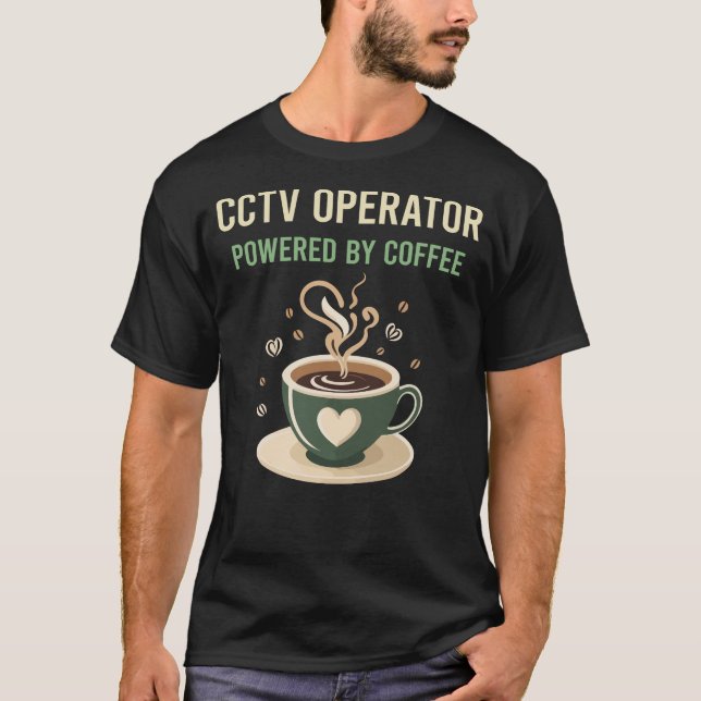 Von CTV-Betreiber mit Kaffee versorgt T-Shirt (Vorderseite)