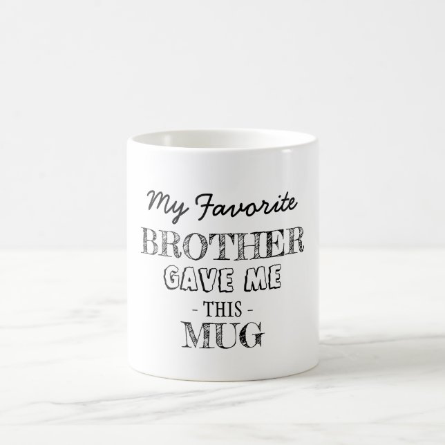 Von deinem Bruder Kaffeetasse (Mittel)