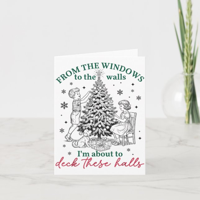 Von den Fenstern bis zu den Wänden bin ich dabei,  Karte (Vorderseite)