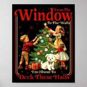 Von den Fenstern bis zu den Wänden decke ich diese Poster