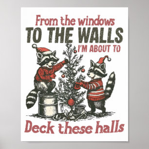 Von den Fenstern bis zu den Wänden werde ich decke Poster