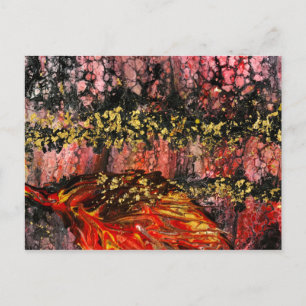 Von den kalifornischen Feuern Inspiriert, Redwood  Feiertagspostkarte