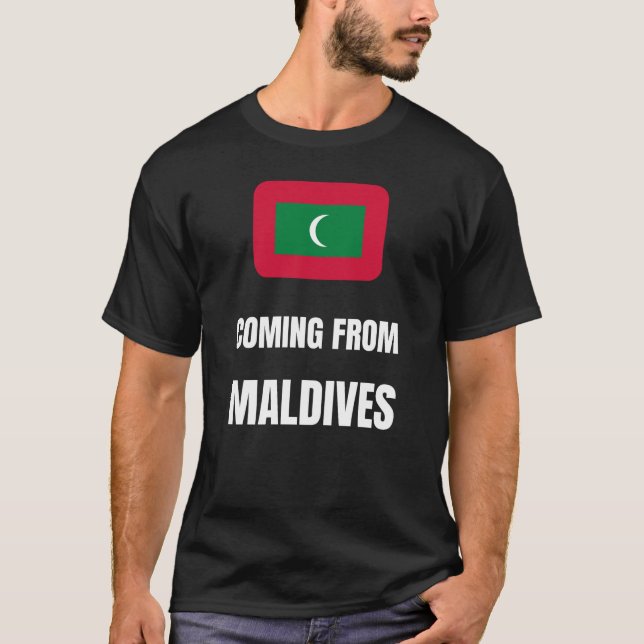 Von den Malediven T-Shirt (Vorderseite)