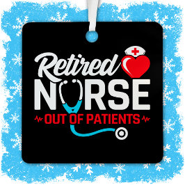 Von den Patienten ermüdete, lustige Krankenversich Ornament Aus Metall