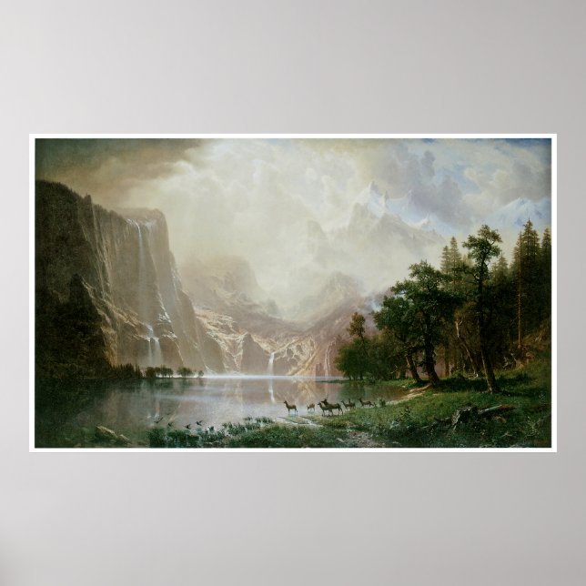 Von den Sierra Nevada Bergen, Kalifornien Poster (Vorne)