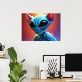 Von den Star People AI-Aliens Poster