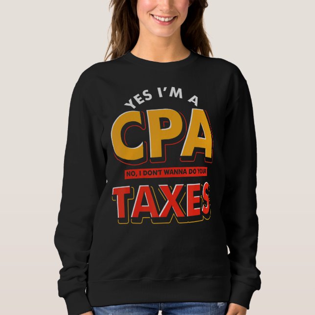 Von den Wirtschaftsprüfern geprüfte Steuern Sweatshirt (Vorderseite)