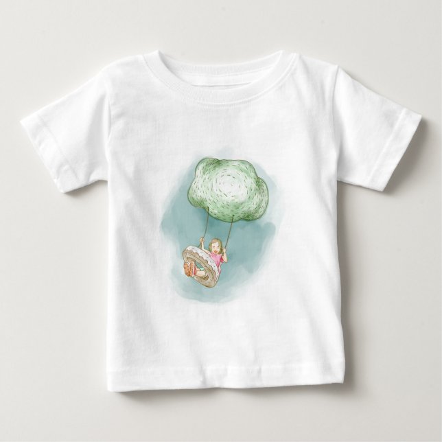 Von den Wolken schwingen Baby T-shirt (Vorderseite)