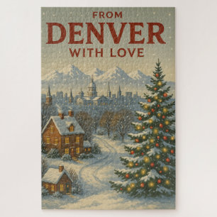Von Denver mit Liebe Weihnachts-Puzzle Puzzle