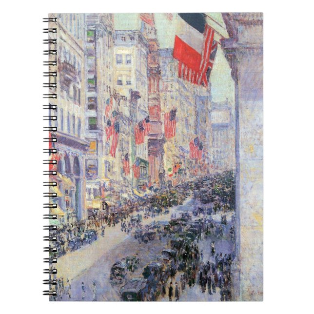 Von der 34th Street, Mai 1917, von Hassam Notizblock (Vorderseite)